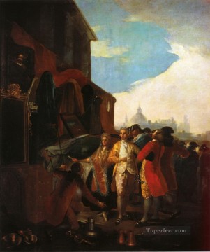 Francisco Goya Painting - The Fair at Madrid Francisco de Goya